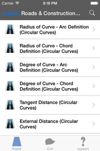 Image 0 for Roads Construction Calcul…