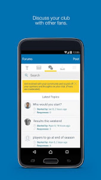 Image 0 for Fan App for Eastleigh FC
