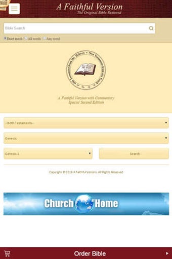Image 0 for A Faithful Version Bible