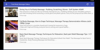 Imagen 1 para Total Body Massage Videos