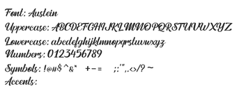 Imagen 0 para Austein Script