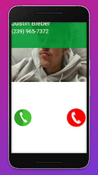 Imagen 1 para Justin Bieber Video Call …