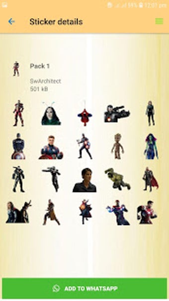 Imagen 0 para Comics & Avengers Sticker…