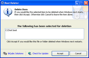 Image 0 for Boot Deleter