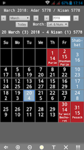 Image 3 for Jewish Calendar and Holid…