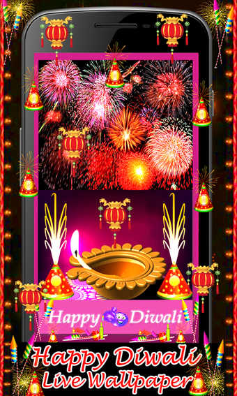 Imagen 2 para Happy Diwali Live Wallpap…