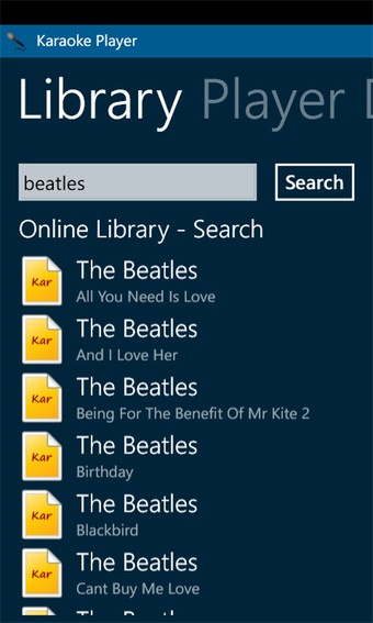 Imagen 1 para Karaoke Player for Window…
