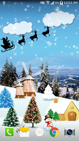 Imagen 1 para Christmas Live Wallpaper …