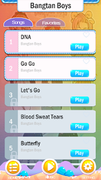 Image 1 for BTS Chibi Piano Tiles