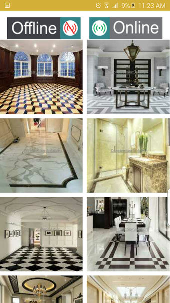 Imagen 1 para Floor design (marble)
