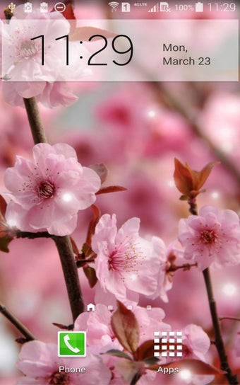 Imagen 4 para Sakura Live Wallpaper