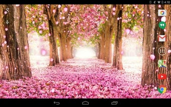 Imagen 4 para Sakura Live Wallpaper