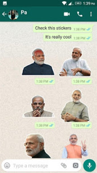 Imagen 2 para Modi Sticker for WhatsApp
