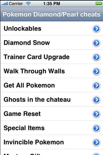 Image 0 for Cheats for Pokemon Diamon…