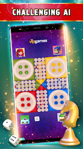 Imagen 2 para Ludo Offline - Single Pla…