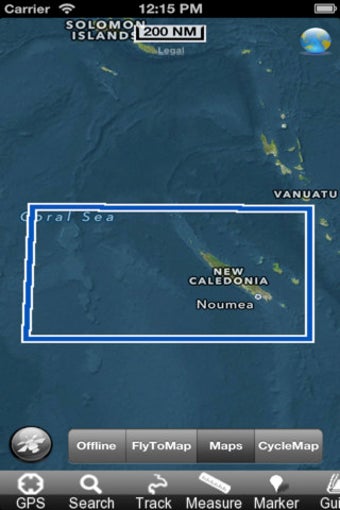 Image 0 for New Caledonia - GPS Map N…