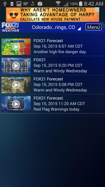 Image 3 for FOX21 Weather