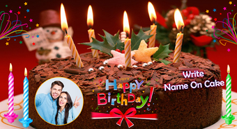 Image 1 for Name Photo On Birthday Ca…
