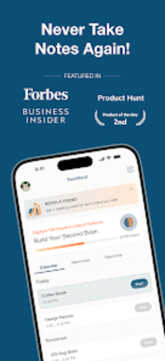 Image 0 for TwinMind: AI Second Brain