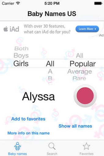 Image 0 for Baby Names US