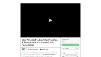 Image 0 for Brand Name Brainstormer