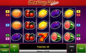 Image 1 for Sizzling Hot Deluxe Slot