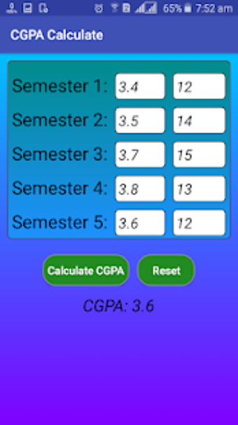 Image 0 for CGPA Calculator- DIU