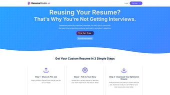 Image 0 for Resume Studio