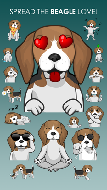 Image 0 for BeagleMojis - Beagle Emoj…