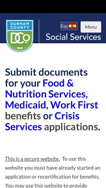Image 1 for Durham DSS Mobile App