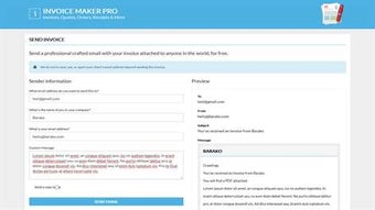 Imagen 1 para Invoice Maker Pro for Win…