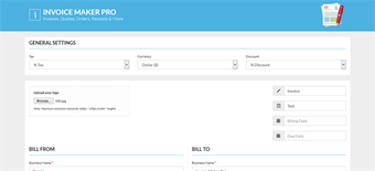 Imagen 1 para Invoice Maker Pro for Win…