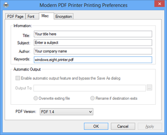 Image 1 for Modern PDF Printer
