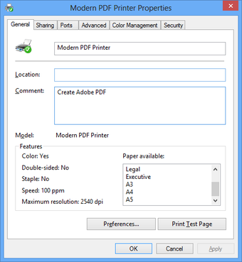 Image 2 for Modern PDF Printer