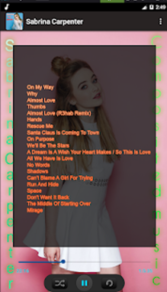 Imagen 1 para Sabrina Carpenter- Full A…