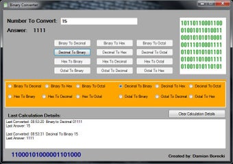 Imagen 1 para Binary Converter NET