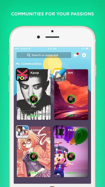 Image 1 for Amino: Communities and Gr…