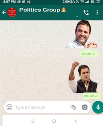 Image 1 for Rahul Gandhi Whatsapp Sti…