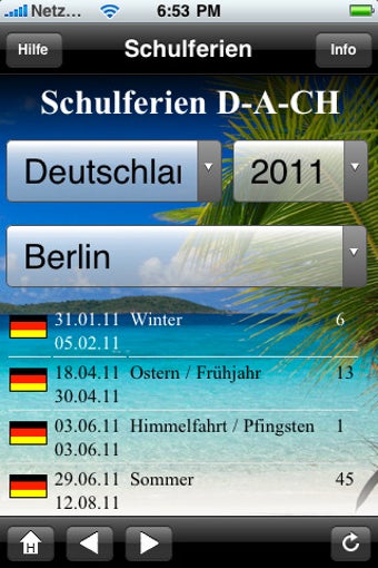 Image 0 for Schulferien D-A-CH-NL-FR