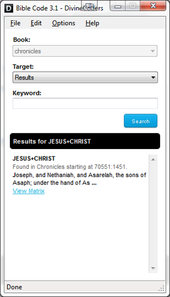 Image 0 for Bible Code