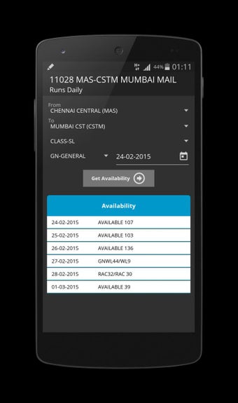 Imagen 0 para Indian Train Status Compa…