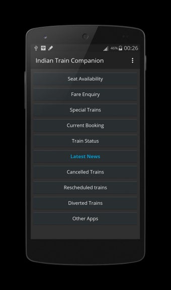 Imagen 1 para Indian Train Status Compa…