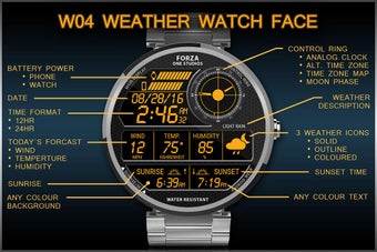 Imagen 3 para Watch Face W04 Android We…