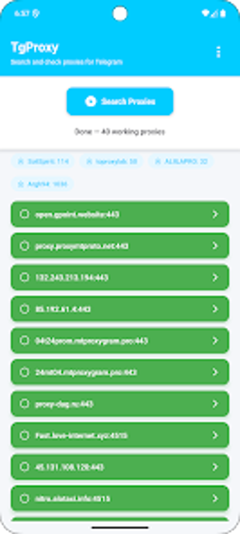Image 0 for TgProxy: Proxies for Tele…