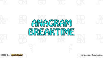 Image 1 for Anagram Breaktime