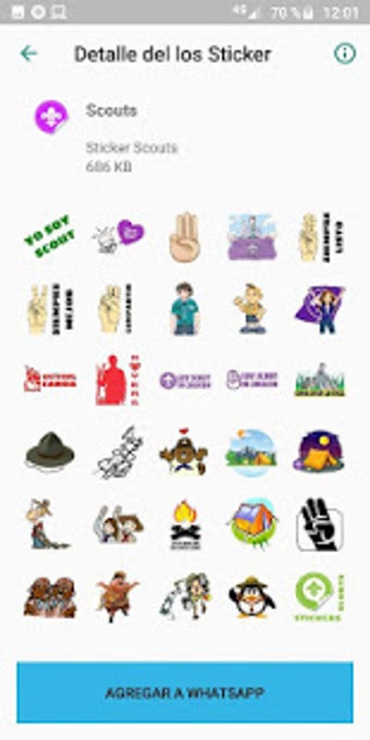 Imagen 2 para Stickers Scouts - WhatsAp…