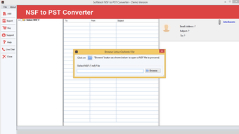 Image 0 for SoftKnoll NSF to PST Conv…