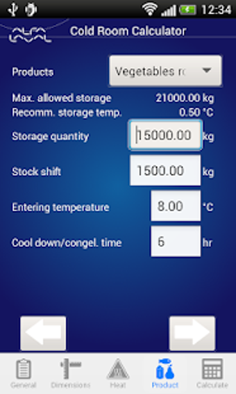 Imagen 0 para Cold Room Calculator