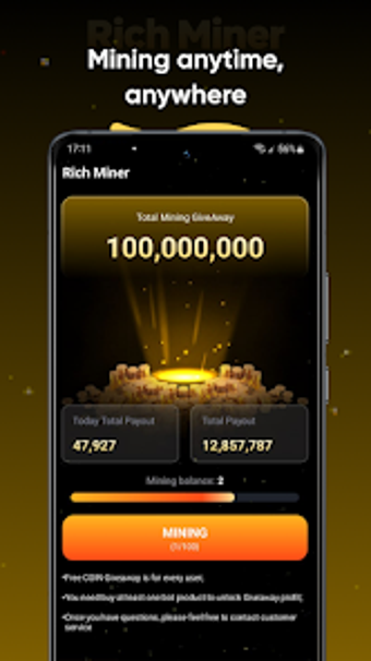 Image 0 for Rich Miner: Earn Coin Eve…
