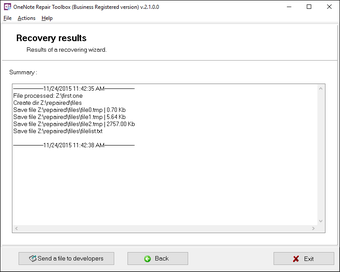 Image 0 for OneNote Repair Toolbox